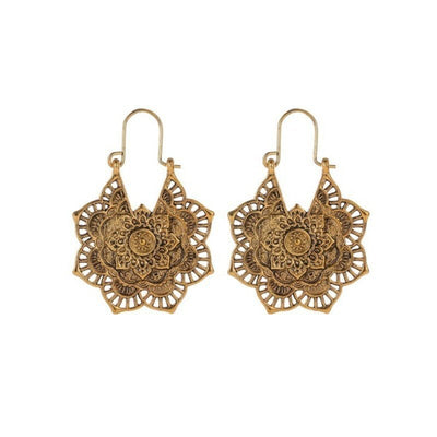 Aretes Lotus Mandala