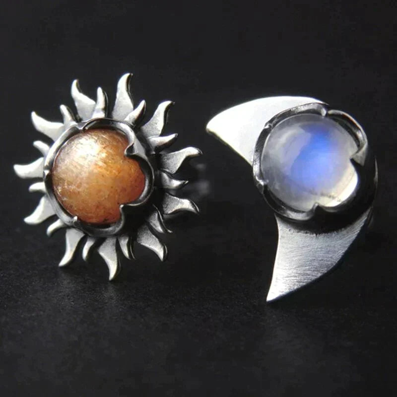 Aretes Sun Moon